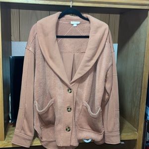New Knox Rose teddy bear Shacket. Size Large.